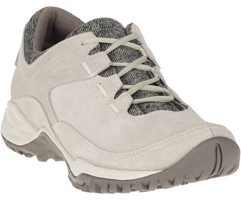 Merrell Addison Nahkaiset Vedenpitävät Q2 Naisten Vapaa-ajan Kengät Beige | 42720W-1CB