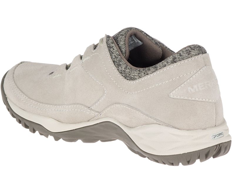 Merrell Addison Nahkaiset Vedenpitävät Q2 Naisten Vapaa-ajan Kengät Beige | 42720W-1CB