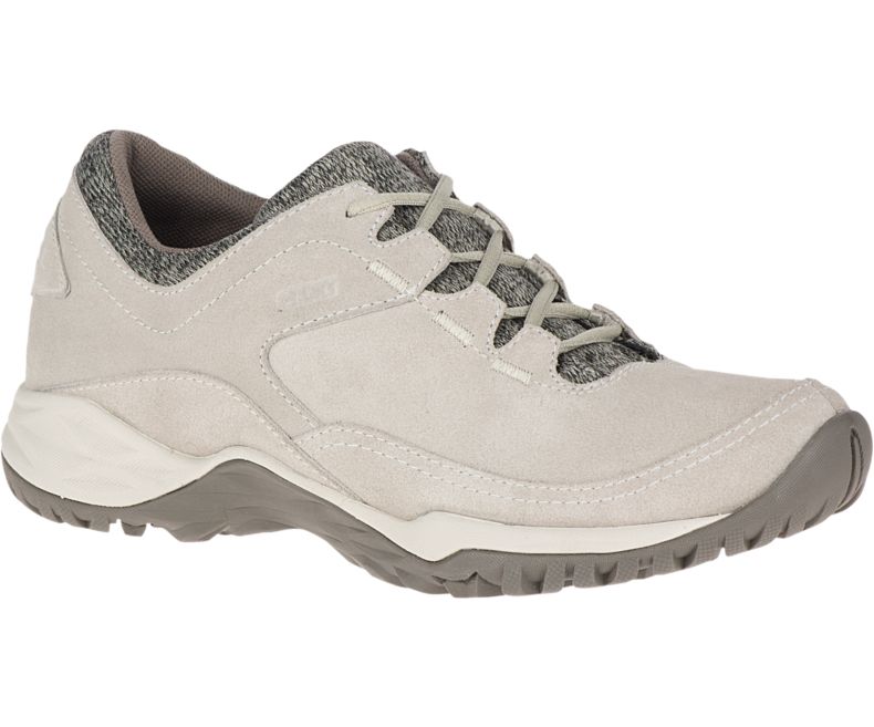 Merrell Addison Nahkaiset Vedenpitävät Q2 Naisten Vapaa-ajan Kengät Beige | 42720W-1CB