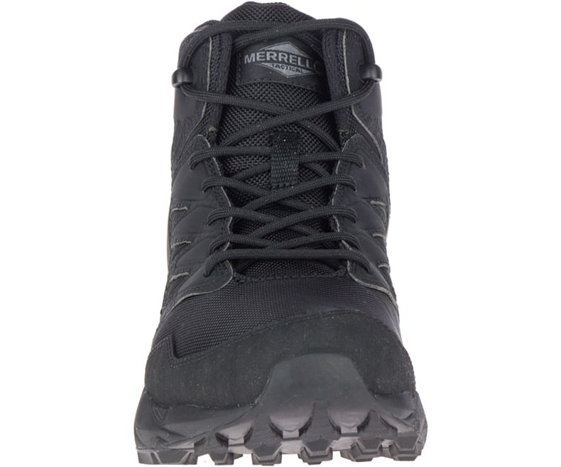 Merrell Agility Peak Mid Tactical Vedenpitävät Shoe Miesten Vaelluskengät Mustat | 40840M-2WB