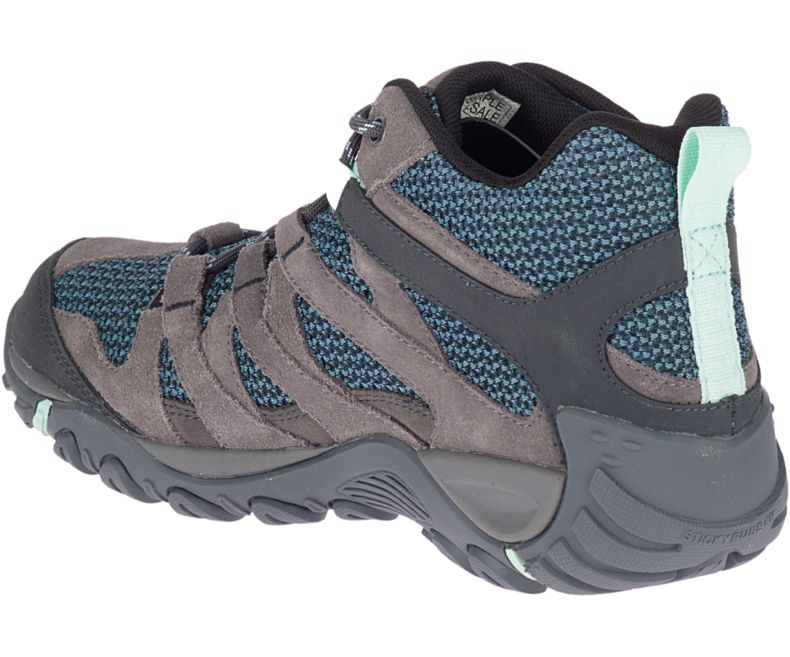 Merrell Alverstone Mid Vedenpitävät Naisten Vaelluskengät Syvä Harmaat | 35663W-1HD