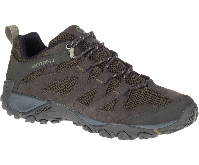 Merrell Alverstone Miesten Vaelluskengät Oliivinvihreä | 35667M-2HO