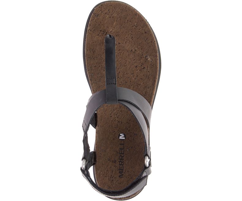 Merrell Around Town Chey T Strap Naisten Sandaalit Mustat | 36400W-1SB