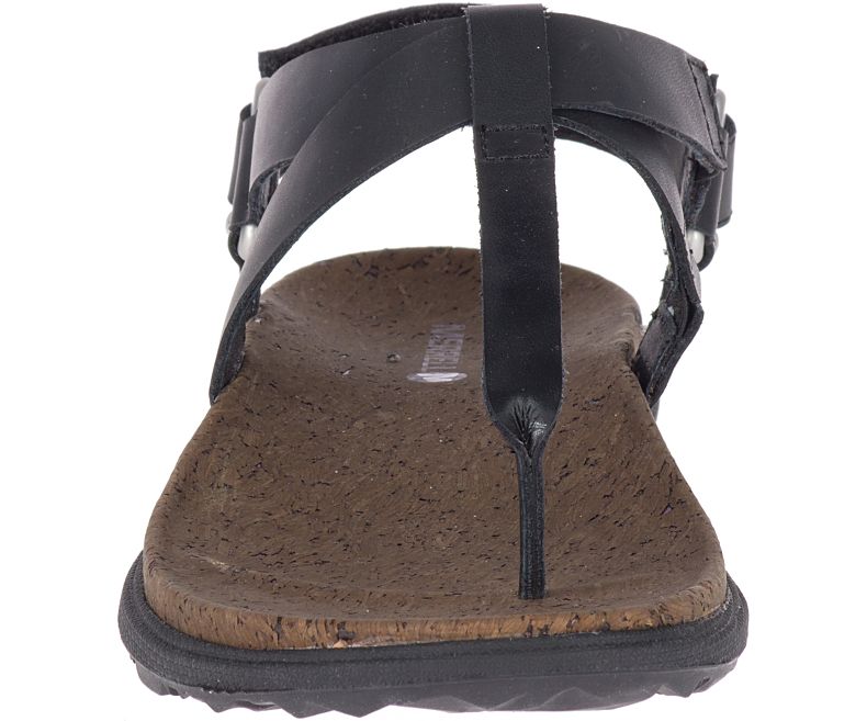 Merrell Around Town Chey T Strap Naisten Sandaalit Mustat | 36400W-1SB