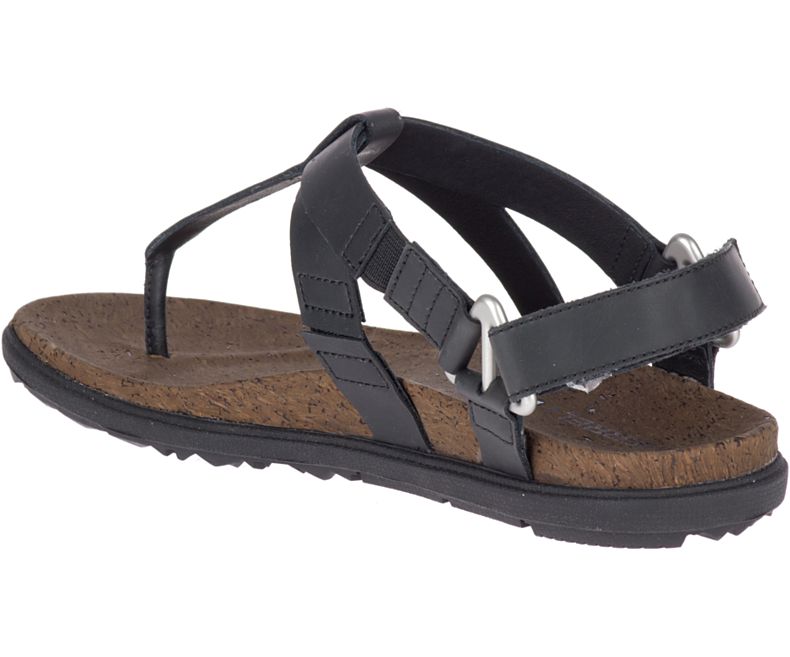 Merrell Around Town Chey T Strap Naisten Sandaalit Mustat | 36400W-1SB