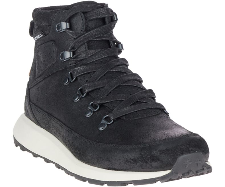 Merrell Ashford Classic Chukka Nahkaiset Miesten Vapaa-ajan Kengät Mustat | 41104M-2CB