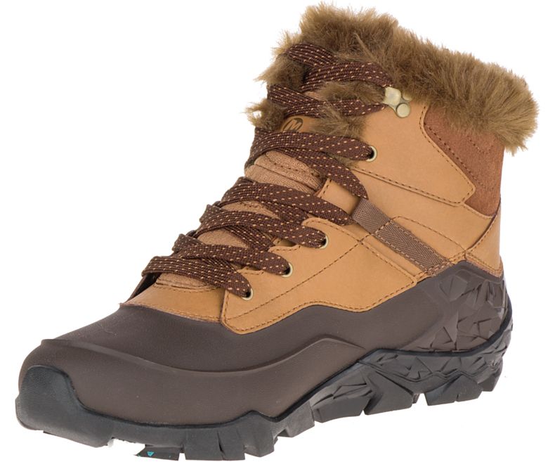 Merrell Aurora 6 Ice+ Vedenpitävät Naisten Talvisaappaat Ruskea | 26941W-1IB