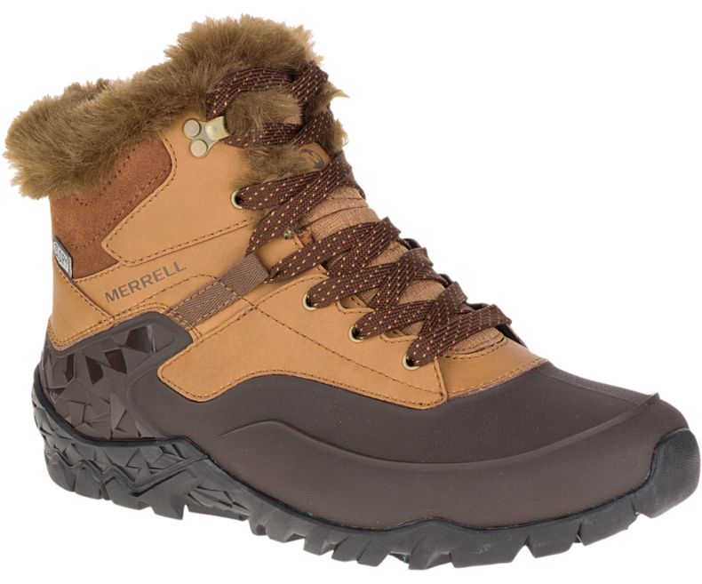 Merrell Aurora 6 Ice+ Vedenpitävät Naisten Talvisaappaat Ruskea | 26941W-1IB