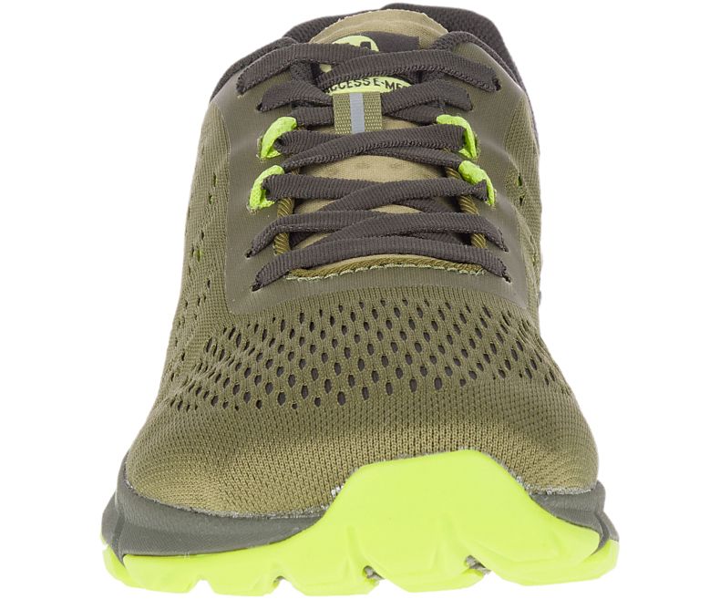 Merrell Bare Access Flex 2 E -Mesh Miesten Juoksukengät Oliivinvihreä | 36205M-2RO