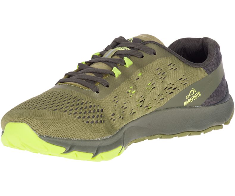 Merrell Bare Access Flex 2 E -Mesh Miesten Juoksukengät Oliivinvihreä | 36205M-2RO