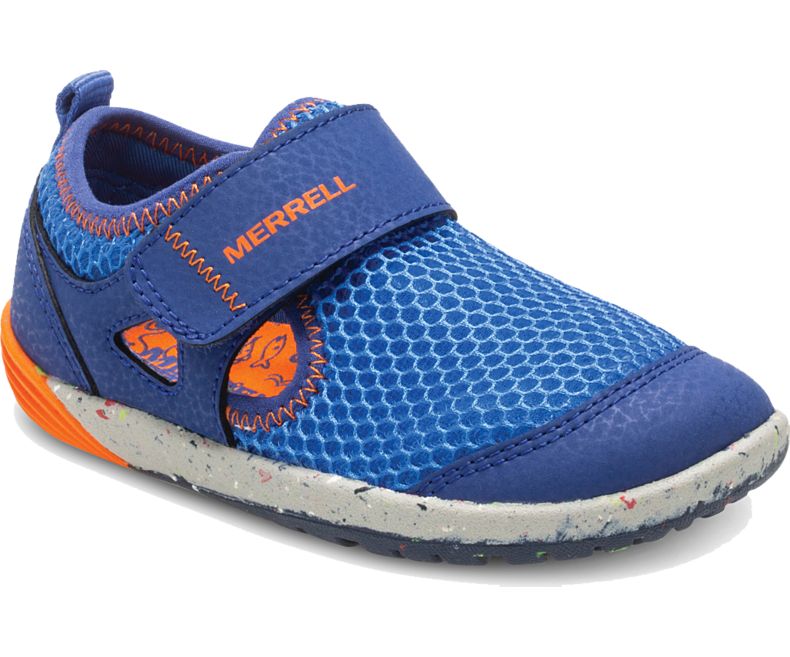 Merrell Bare Steps® H2O Sneaker Lasten Vapaa-ajan Kengät Sininen Oranssi | 36053B-2CB