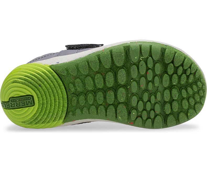 Merrell Bare Steps® Hut Moc Lasten Vapaa-ajan Kengät Harmaat Vihreä | 40861B-1CG