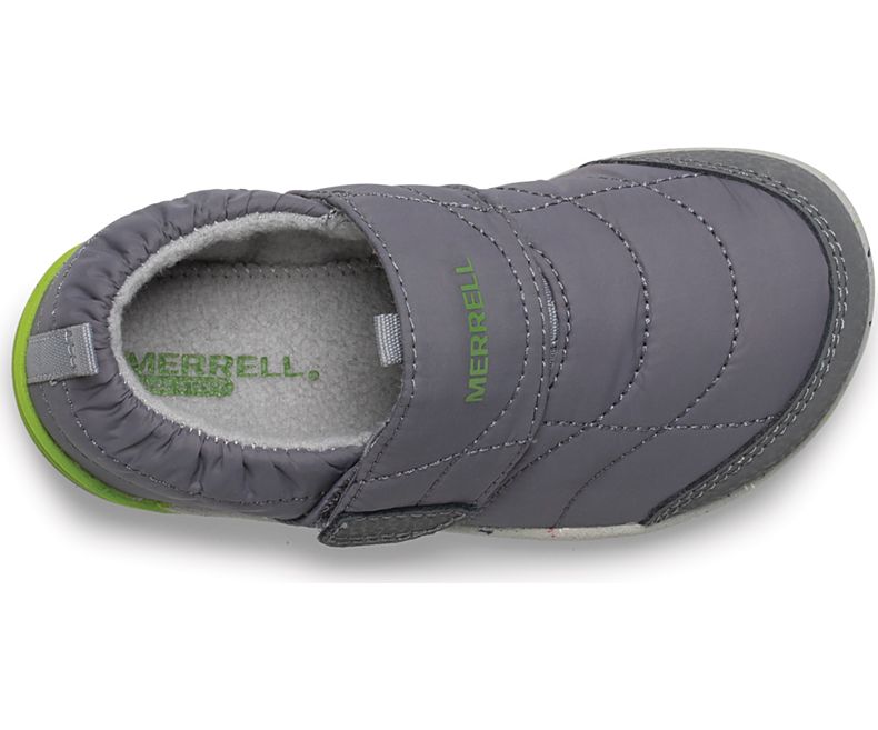 Merrell Bare Steps® Hut Moc Lasten Vapaa-ajan Kengät Harmaat Vihreä | 40861B-1CG