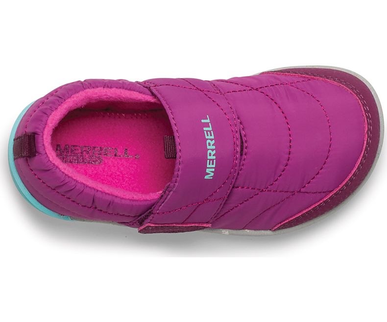 Merrell Bare Steps® Hut Moc Lasten Vapaa-ajan Kengät Pinkki | 40861B-1CR