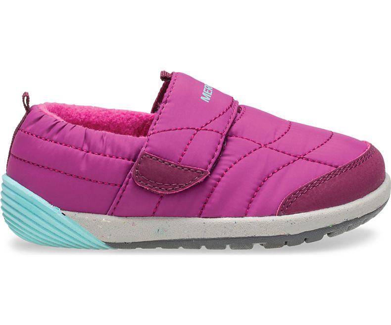 Merrell Bare Steps® Hut Moc Lasten Vapaa-ajan Kengät Pinkki | 40861B-1CR