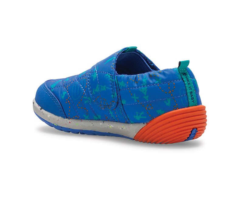 Merrell Bare Steps® Hut Moc Lasten Vapaa-ajan Kengät Sininen | 40946B-1CB