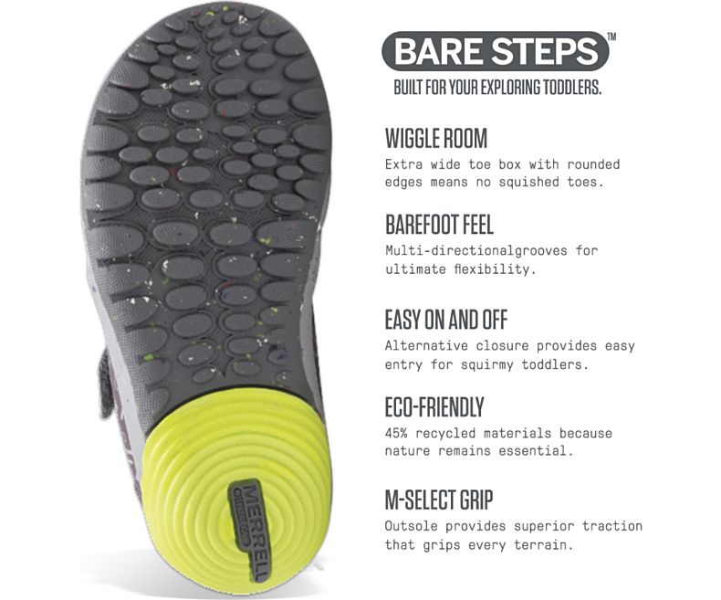 Merrell Bare Steps® Sneaker Lasten Vapaa-ajan Kengät Ruskea | 34559B-1CB