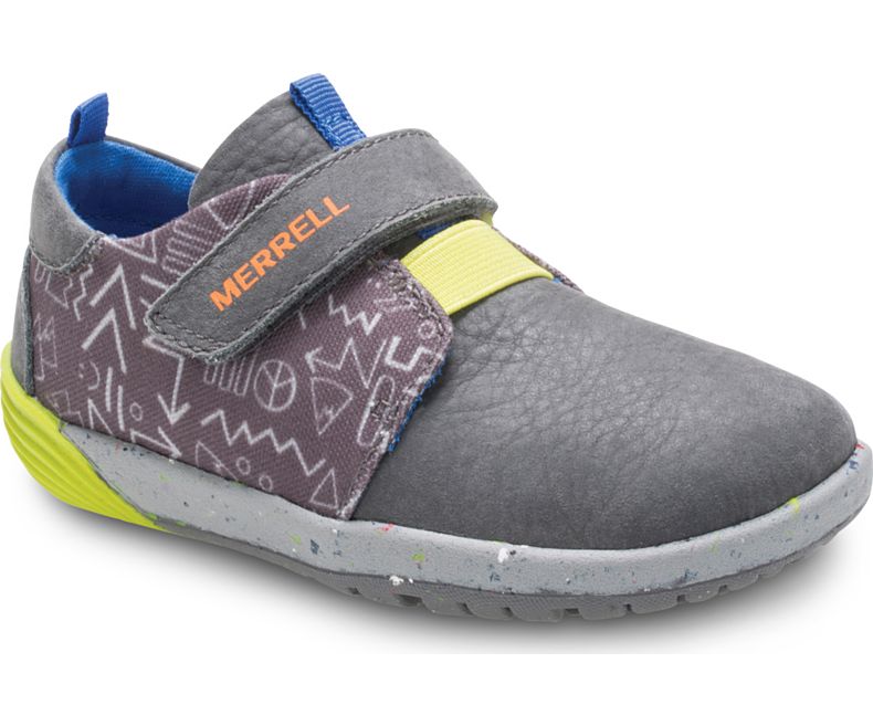 Merrell Bare Steps® Sneaker Lasten Vapaa-ajan Kengät Harmaat | 34559B-1CG