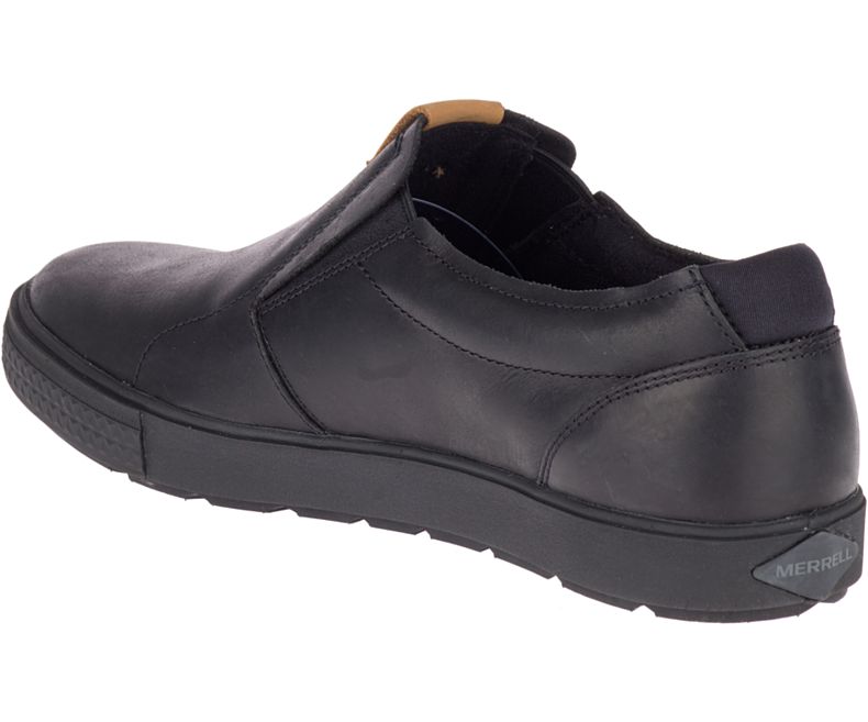 Merrell Barkley Moc Miesten Slip On Kengät Mustat | 32445M-2SB