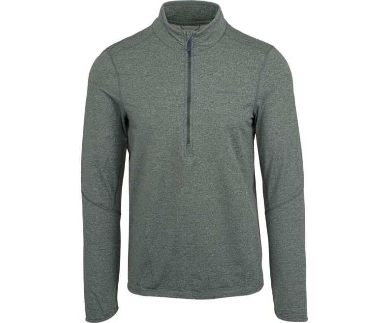 Merrell BetaTherm 1/4 Zip Mid-Layer Fleece Miesten Pitkähihaiset Paidat Harmaat | 35764M-2LG