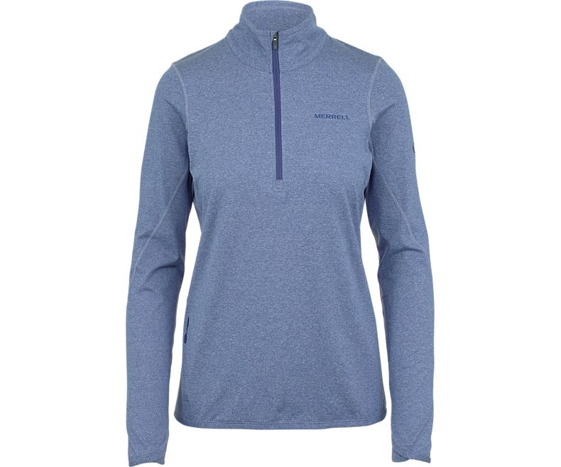 Merrell BetaTherm 1/4 Zip Mid-Layer Fleece Naisten Pitkähihaiset Paidat Violetit | 38812W-1LP