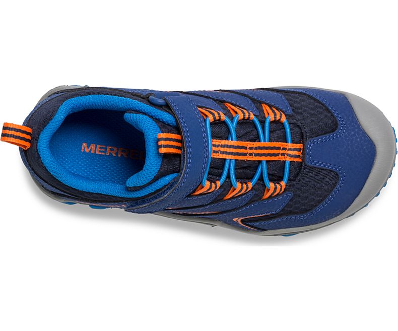 Merrell Chameleon 7 Low A/C Vedenpitävät Boot Lasten Vaellussaappaat Laivastonsininen Oranssi | 38800K-2HN