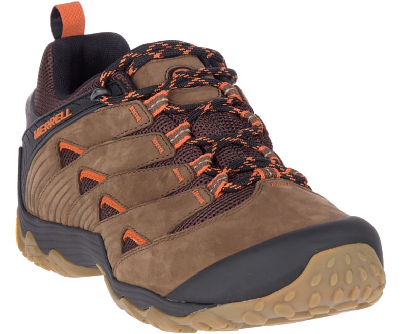 Merrell Chameleon 7 Miesten Vaelluskengät Tummanruskea | 30689M-2HD