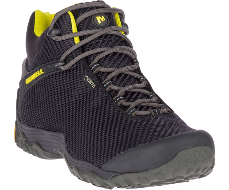 Merrell Chameleon 7 Storm Mid GORE -TEX® Miesten Vaelluskengät Mustat Kultaiset | 32752M-2HB