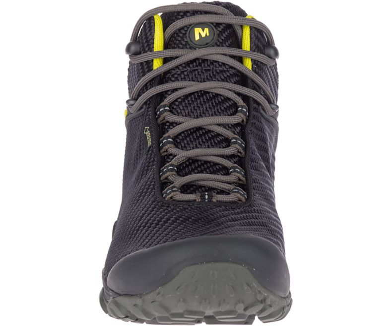 Merrell Chameleon 7 Storm Mid GORE -TEX® Miesten Vaelluskengät Mustat Kultaiset | 32752M-2HB