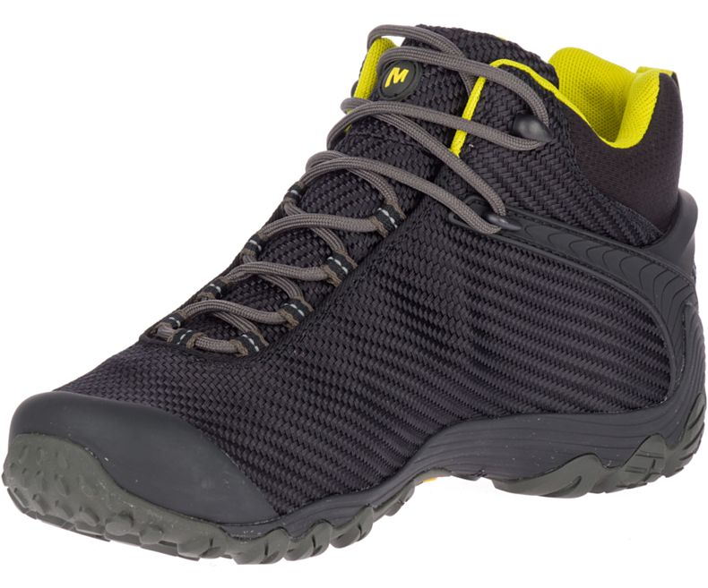 Merrell Chameleon 7 Storm Mid GORE -TEX® Miesten Vaelluskengät Mustat Kultaiset | 32752M-2HB