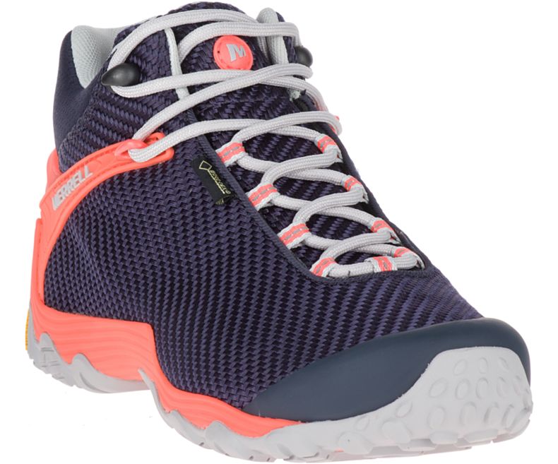 Merrell Chameleon 7 Storm Mid GORE -TEX® Naisten Vaelluskengät Laivastonsininen Pinkki | 36279W-1HN