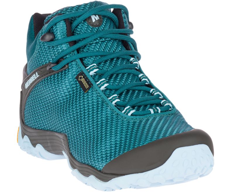 Merrell Chameleon 7 Storm Mid GORE -TEX® Naisten Vaelluskengät Turkoosi | 36279W-1HT