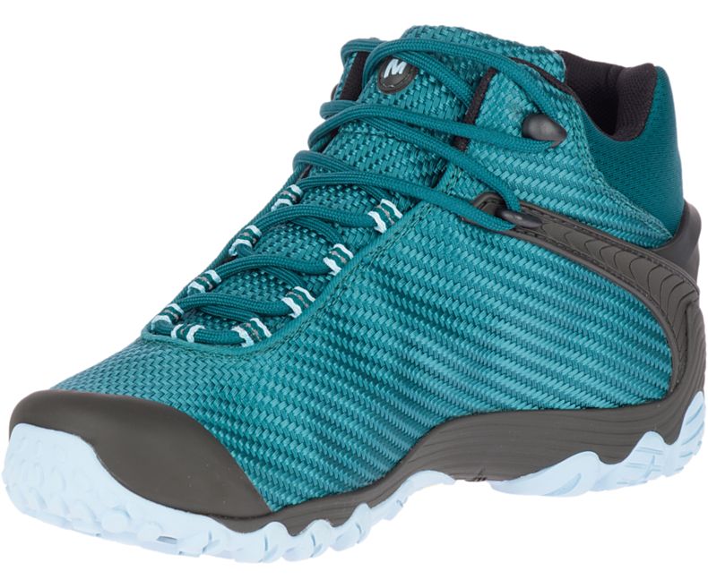 Merrell Chameleon 7 Storm Mid GORE -TEX® Naisten Vaelluskengät Turkoosi | 36279W-1HT