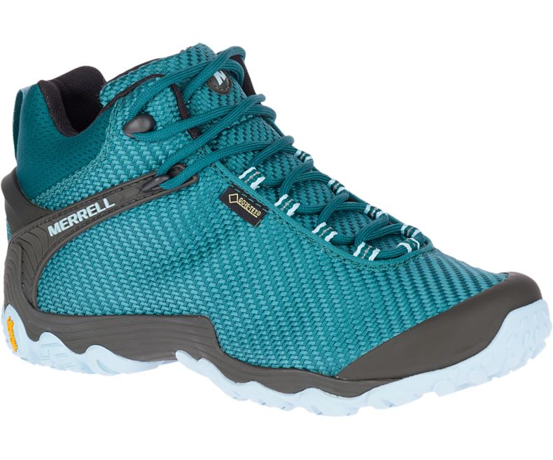 Merrell Chameleon 7 Storm Mid GORE -TEX® Naisten Vaelluskengät Turkoosi | 36279W-1HT