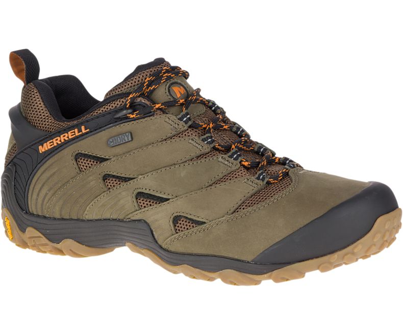 Merrell Chameleon 7 Vedenpitävät Miesten Vaelluskengät Oliivinvihreä | 30688M-2HO