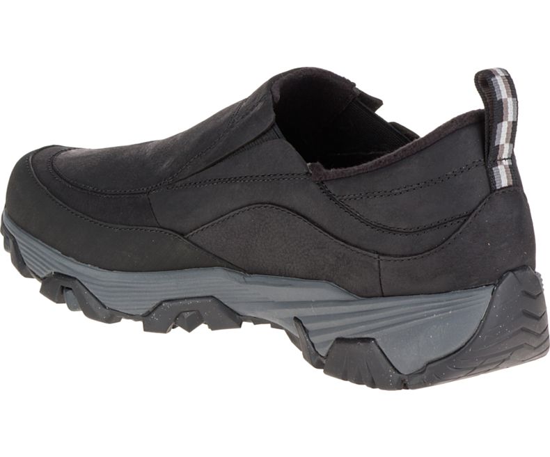 Merrell ColdPack Ice+ Moc Vedenpitävät Leveät Leveys Miesten Slip On Kengät Mustat | 41576M-2SB