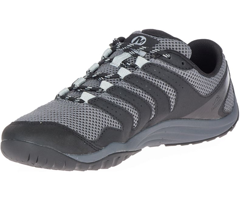 Merrell Cross Glove Miesten Barefoot Kengät Mustat Harmaat | 41503M-2BB