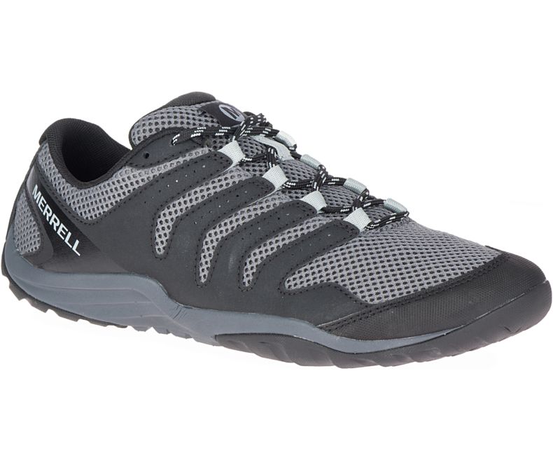 Merrell Cross Glove Miesten Barefoot Kengät Mustat Harmaat | 41503M-2BB