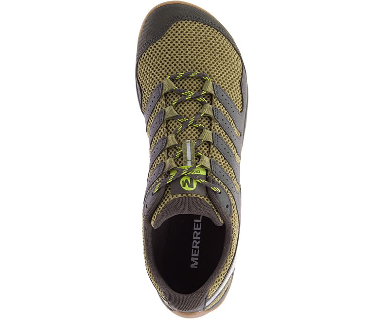 Merrell Cross Glove Miesten Barefoot Kengät Oliivinvihreä | 41503M-2BO