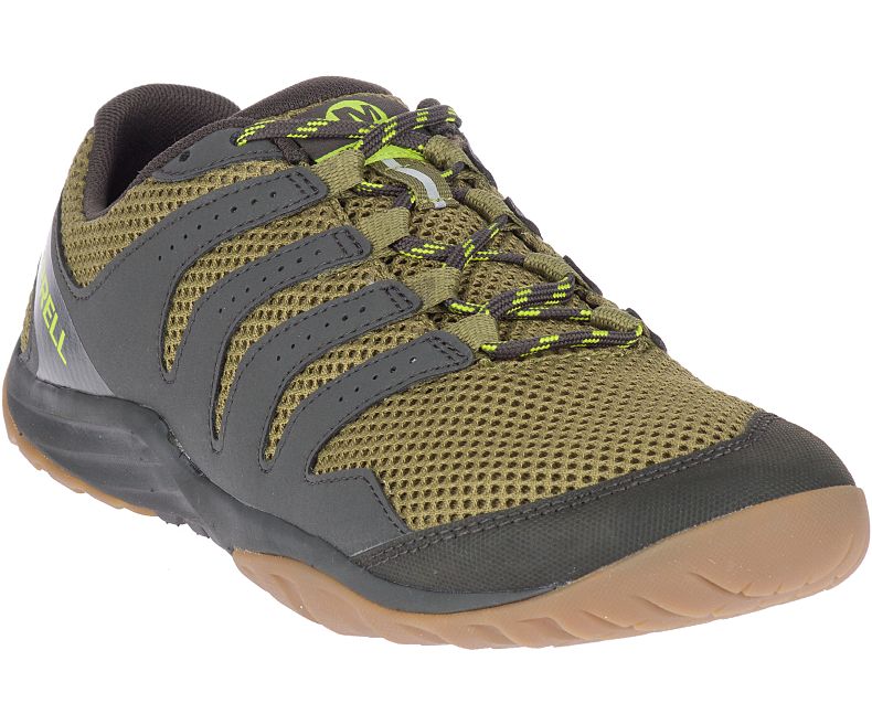 Merrell Cross Glove Miesten Barefoot Kengät Oliivinvihreä | 41503M-2BO