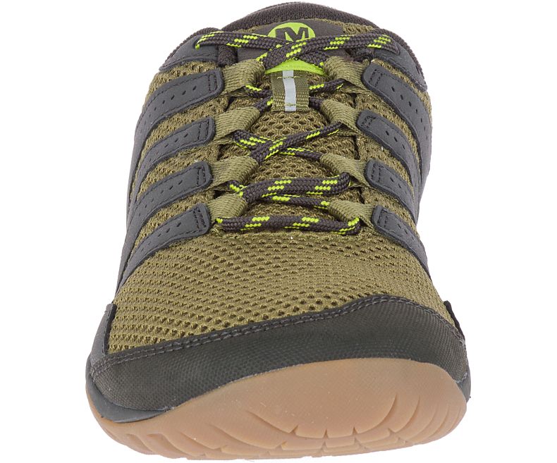 Merrell Cross Glove Miesten Barefoot Kengät Oliivinvihreä | 41503M-2BO