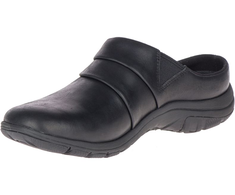 Merrell Dassie Stitch Rantasandaalit Naisten Slip On Kengät Mustat | 39479W-1SB