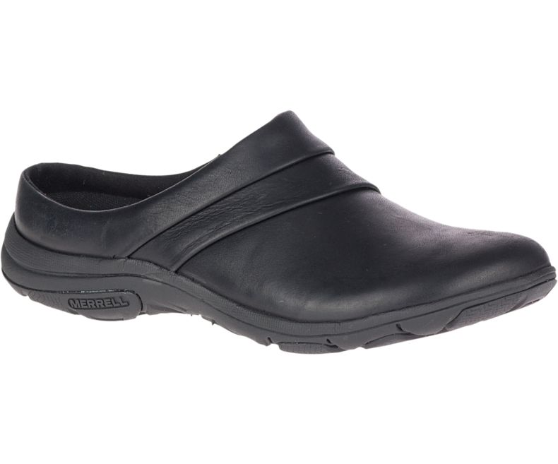 Merrell Dassie Stitch Rantasandaalit Naisten Slip On Kengät Mustat | 39479W-1SB