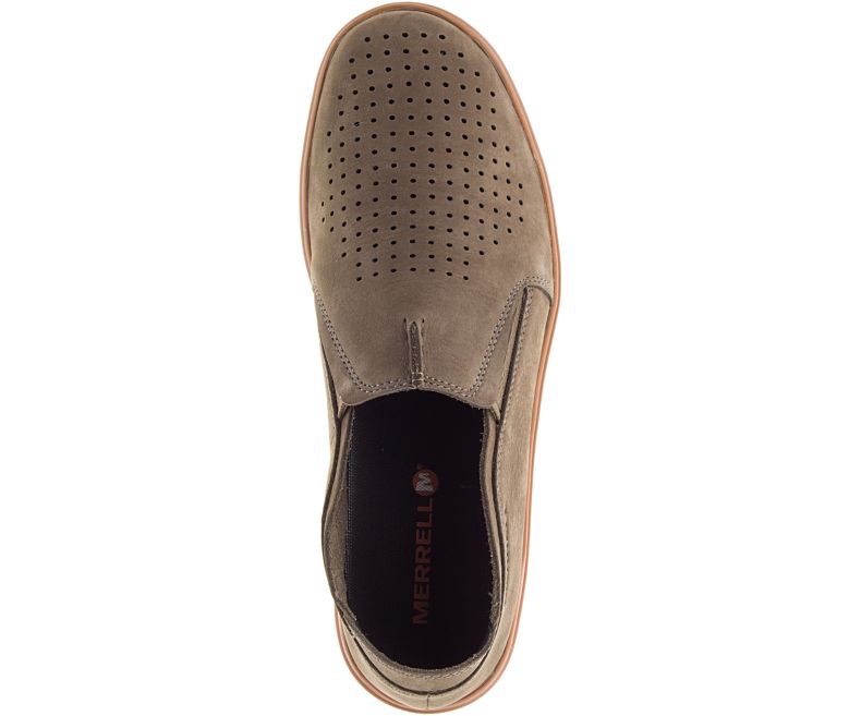 Merrell Downtown Moc Miesten Slip On Kengät Ruskea | 30964M-2SB