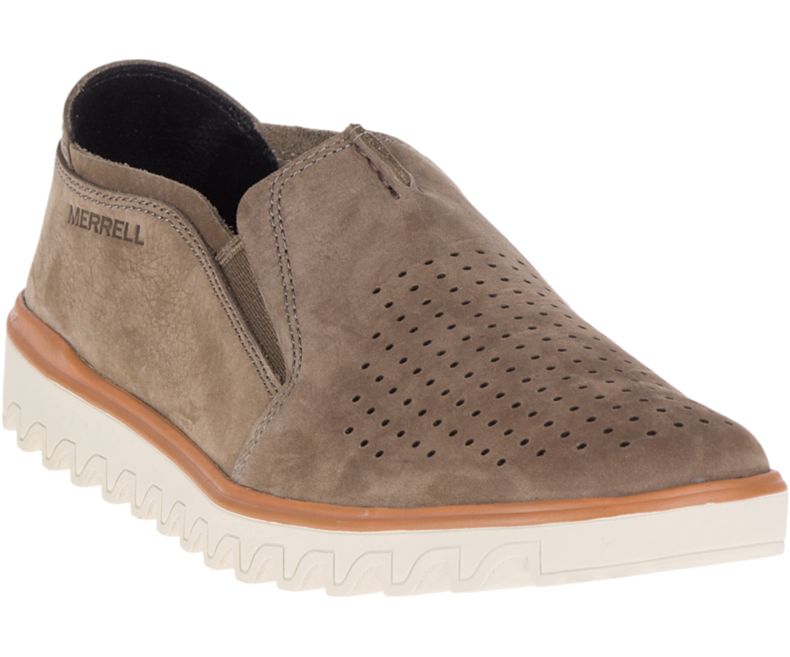 Merrell Downtown Moc Miesten Slip On Kengät Ruskea | 30964M-2SB