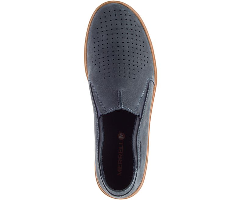 Merrell Downtown Moc Miesten Slip On Kengät Tummanharmaat | 30964M-2SD