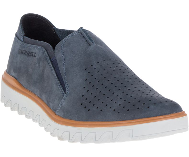 Merrell Downtown Moc Miesten Slip On Kengät Tummanharmaat | 30964M-2SD