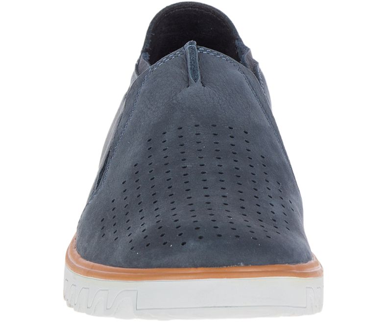 Merrell Downtown Moc Miesten Slip On Kengät Tummanharmaat | 30964M-2SD