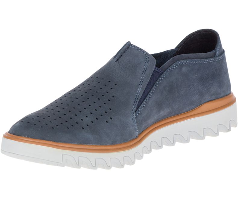 Merrell Downtown Moc Miesten Slip On Kengät Tummanharmaat | 30964M-2SD