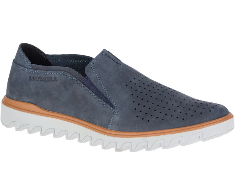 Merrell Downtown Moc Miesten Vapaa-ajan Kengät Tummanharmaat | 30964M-2CD